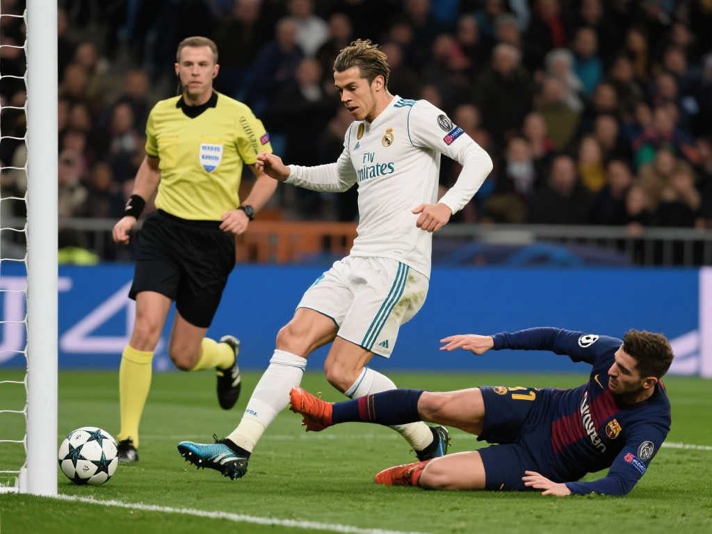 皇马TV：裁判国家德比4次判罚失误，贝尔进球被吹&C罗摔倒未获点球